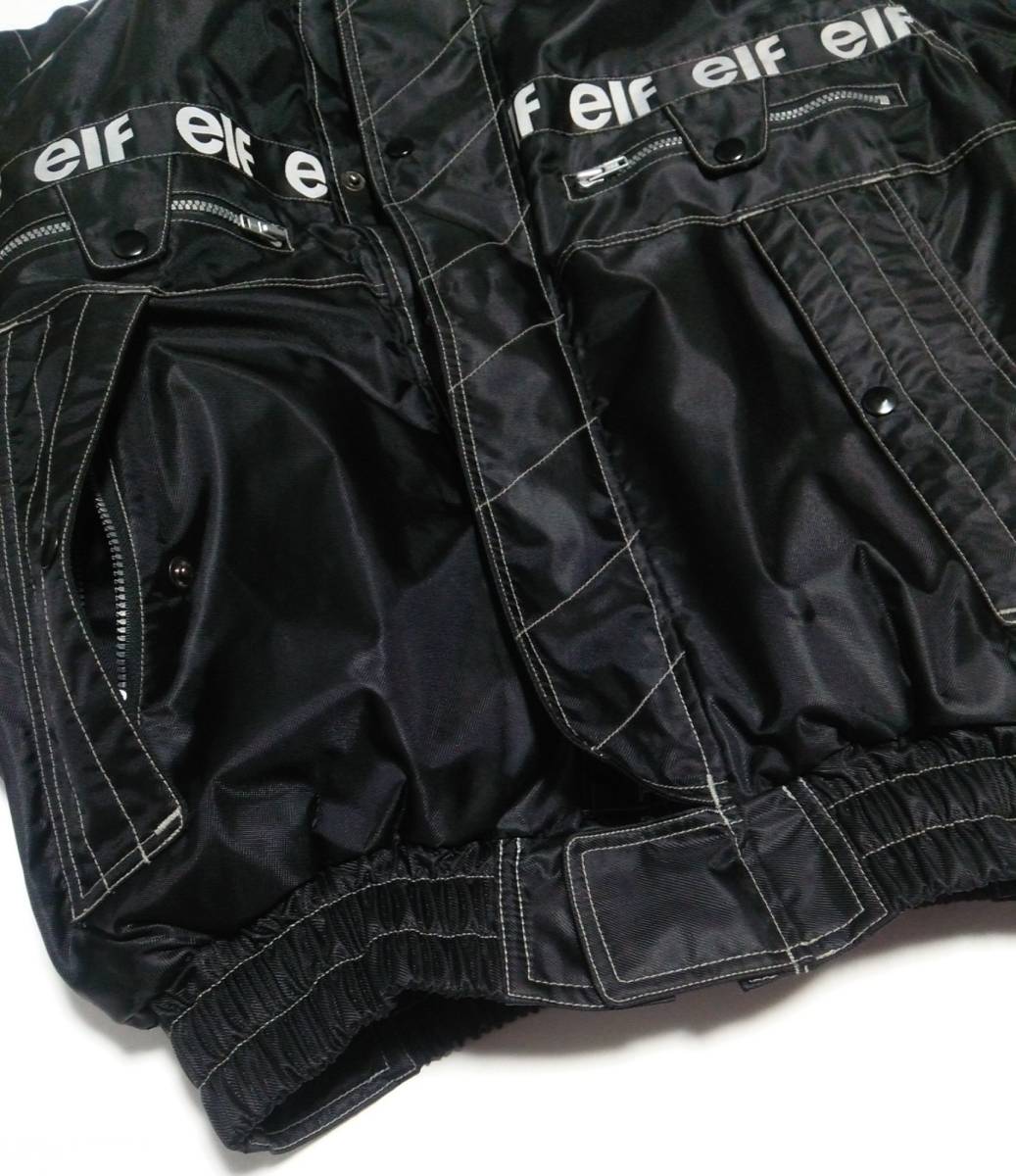 elf エルフ 秋冬 防寒 防水 ナイロンジャケット 中綿入り ダウン