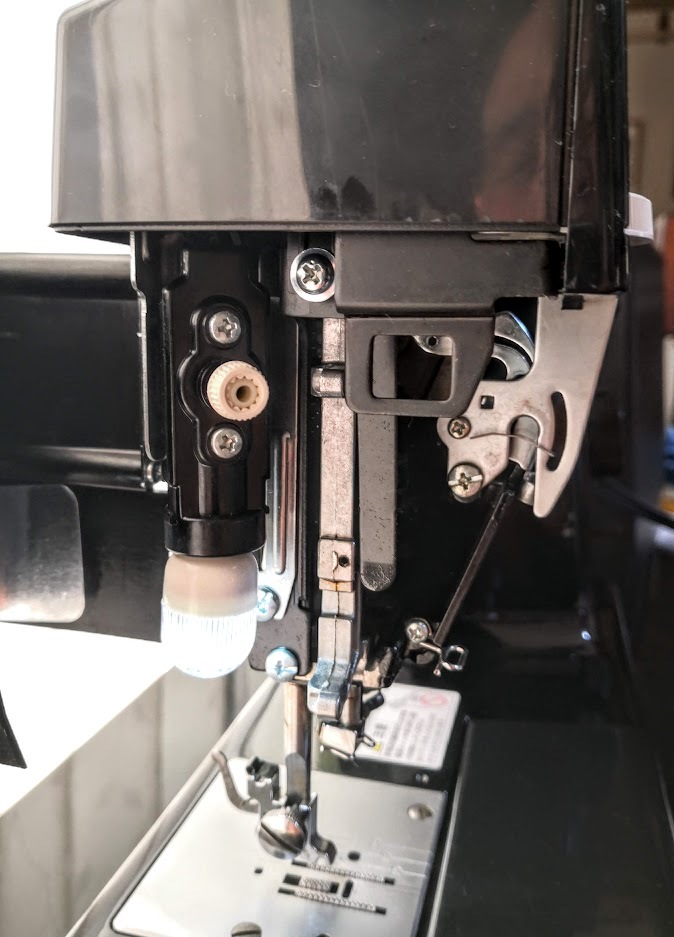 ジャノメ 蛇の目 JANOME パワフル電動ミシン LC7500K ブラック レザー