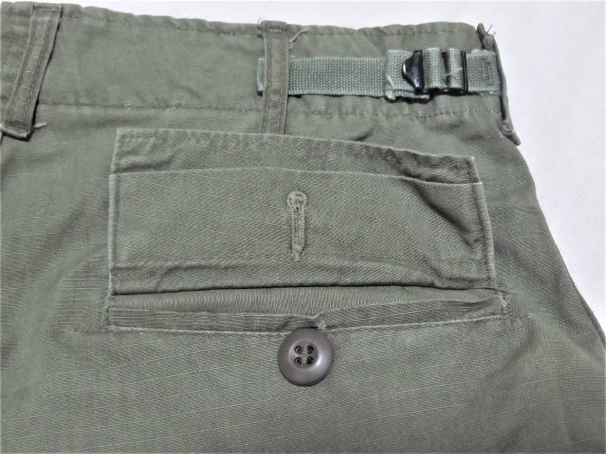 1969年 米軍実物 S-S ベトナム戦争 ジャングルファティーグ パンツ OG