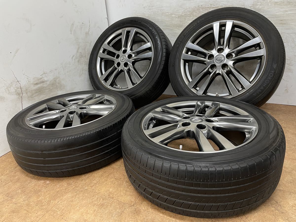 送料無料！日産 E52 エルグランド 純正 18インチ 7.5J +55 PCD114.3 5H 