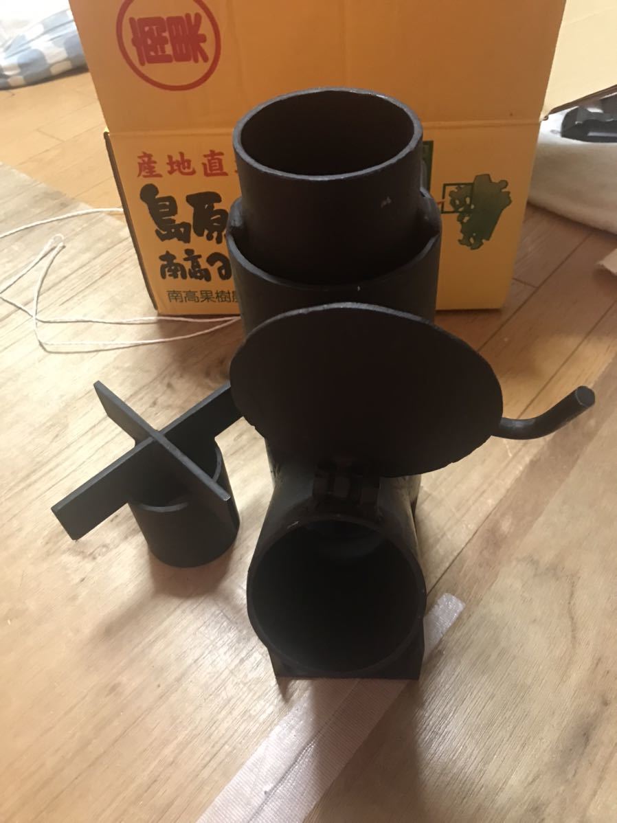 ロケットストーブ自作 キャンプ、アウトドア用品 ストーブ、コンロ