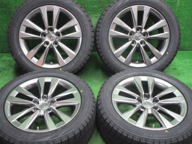 中古 ホイールタイヤ 4本 235⁄50R18 2021年製 レクサス LS 純正