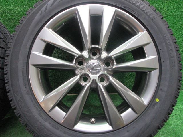 中古 ホイールタイヤ 4本 235⁄50R18 2021年製 レクサス LS 純正