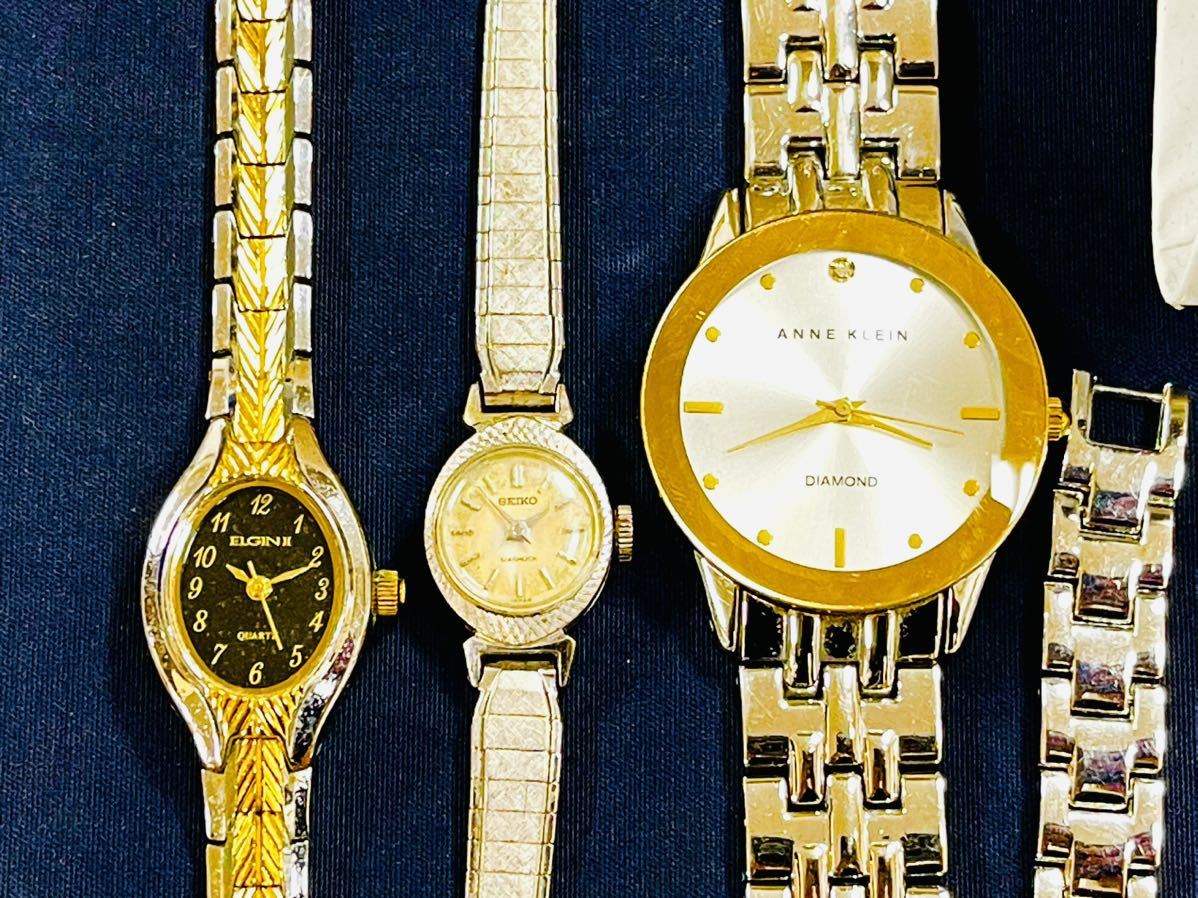 宝飾腕時計など SEIKO ELGIN PULSAR CARAVELLE ダイアモンド GRUEN