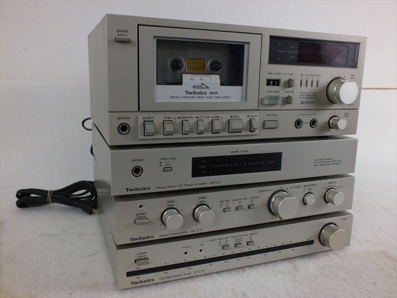 ♪ Technics テクニクス SE-C01 SU-C01 ST-C01 RS-M05 システムコンポ