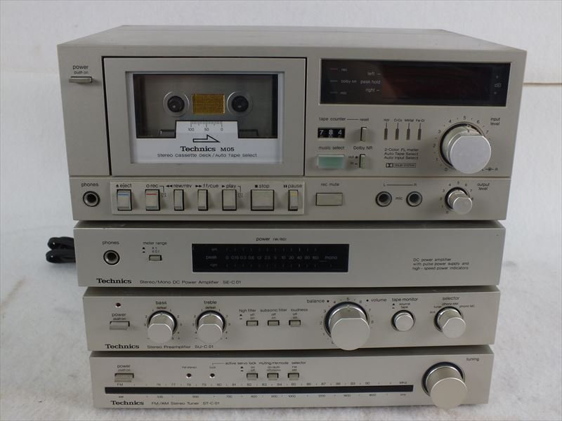 ♪ Technics テクニクス SE-C01 SU-C01 ST-C01 RS-M05 システムコンポ