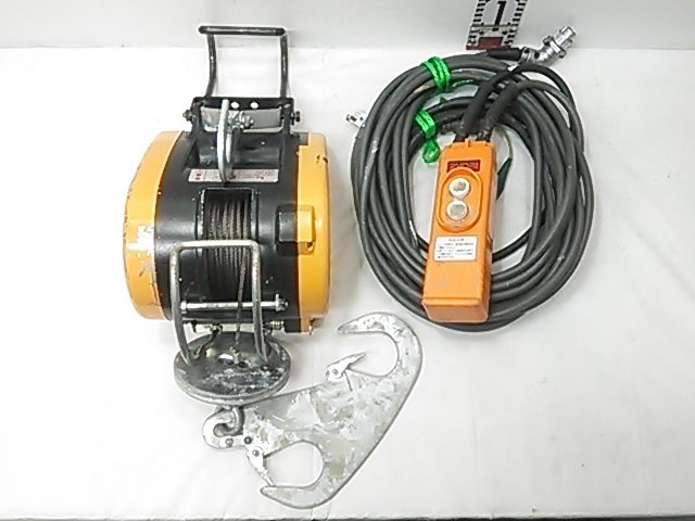 1円スタート！】RYOBI リョービ 小型ウインチ WI-61C 揚程20m/吊荷重 