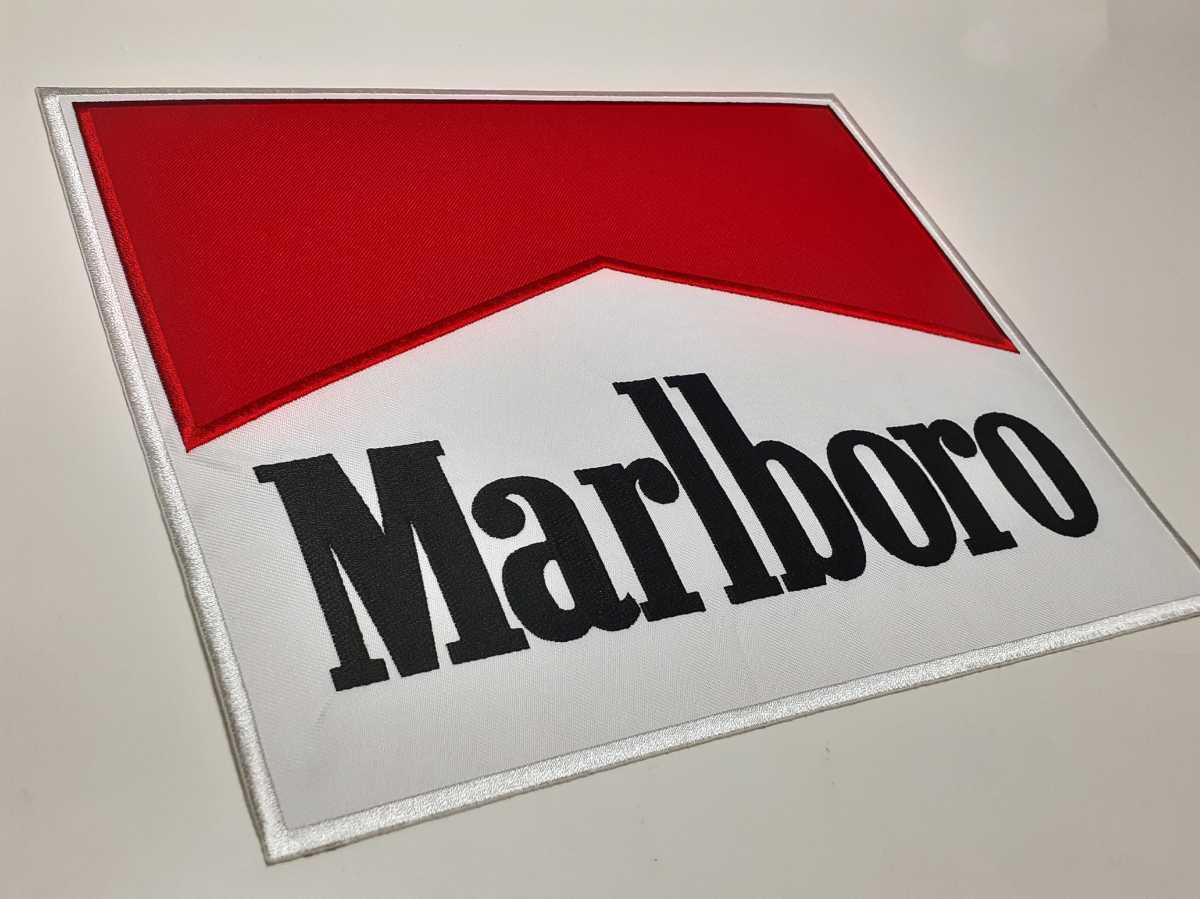 大型Marlboro マルボロ タバコ ロゴ ワッペン