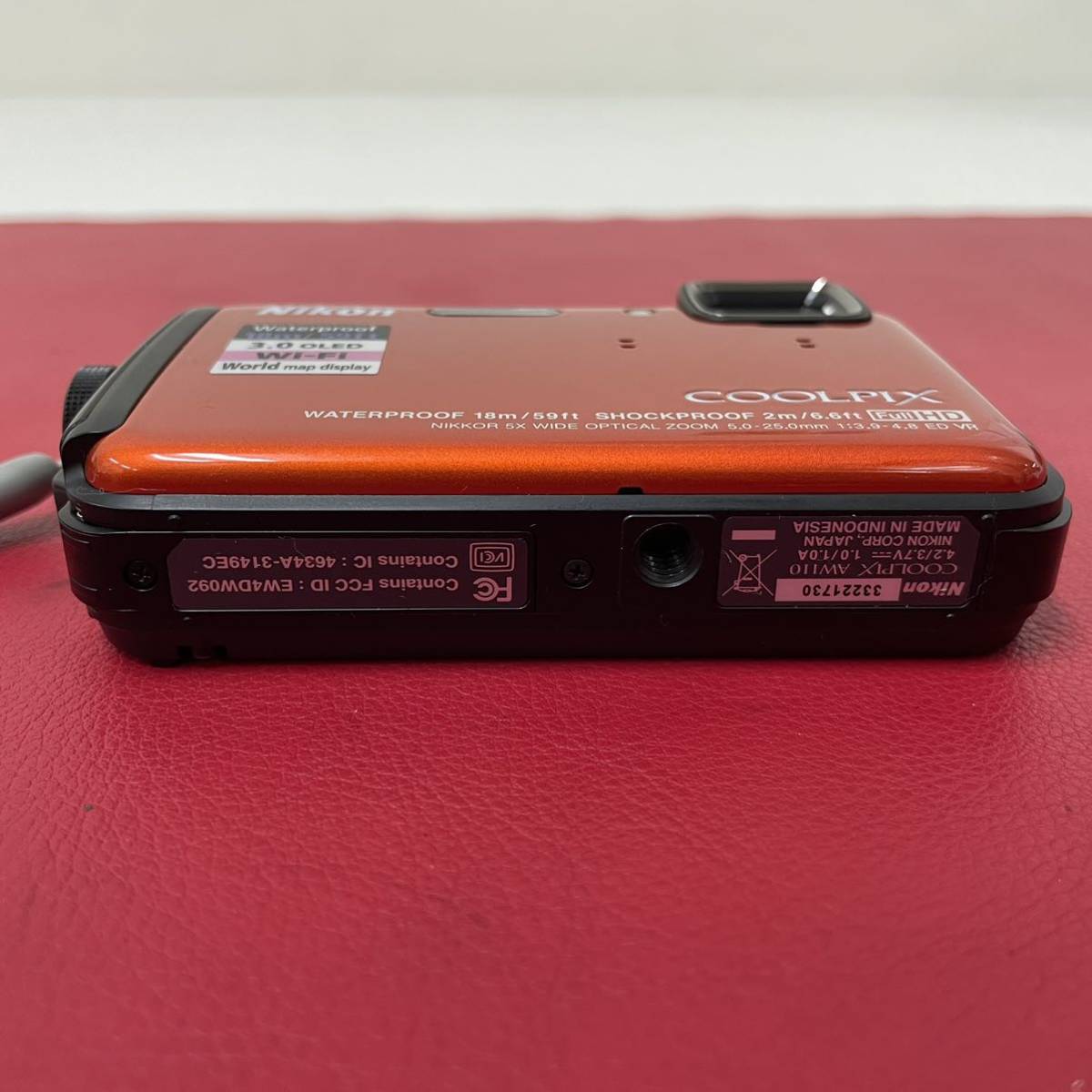 ★A Nikon COOLPIX AW110 デジタルカメラ バッテリー 充電機 付属品 シャッター、フラッシュOK ニコン AW110 Nikon COOLPIX 防水デジカメ AW110☆Wi-Fi☆防水☆アウトドア☆耐衝撃☆ ヤマダウェブコム