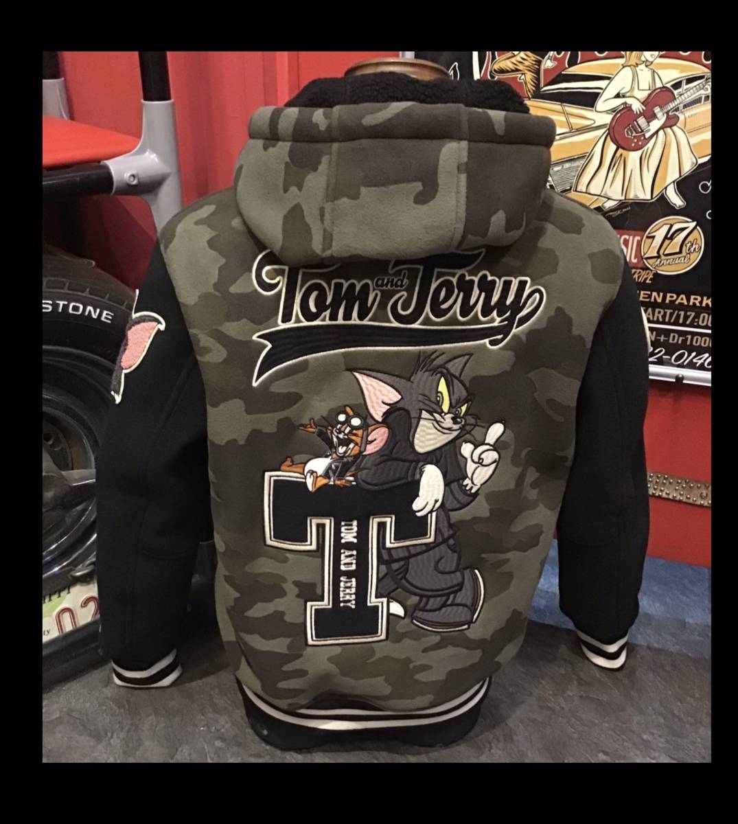 ルーニー☆新品☆2239☆スタジャン【Lサイズ】カモ☆TJV-2239☆トムと 
