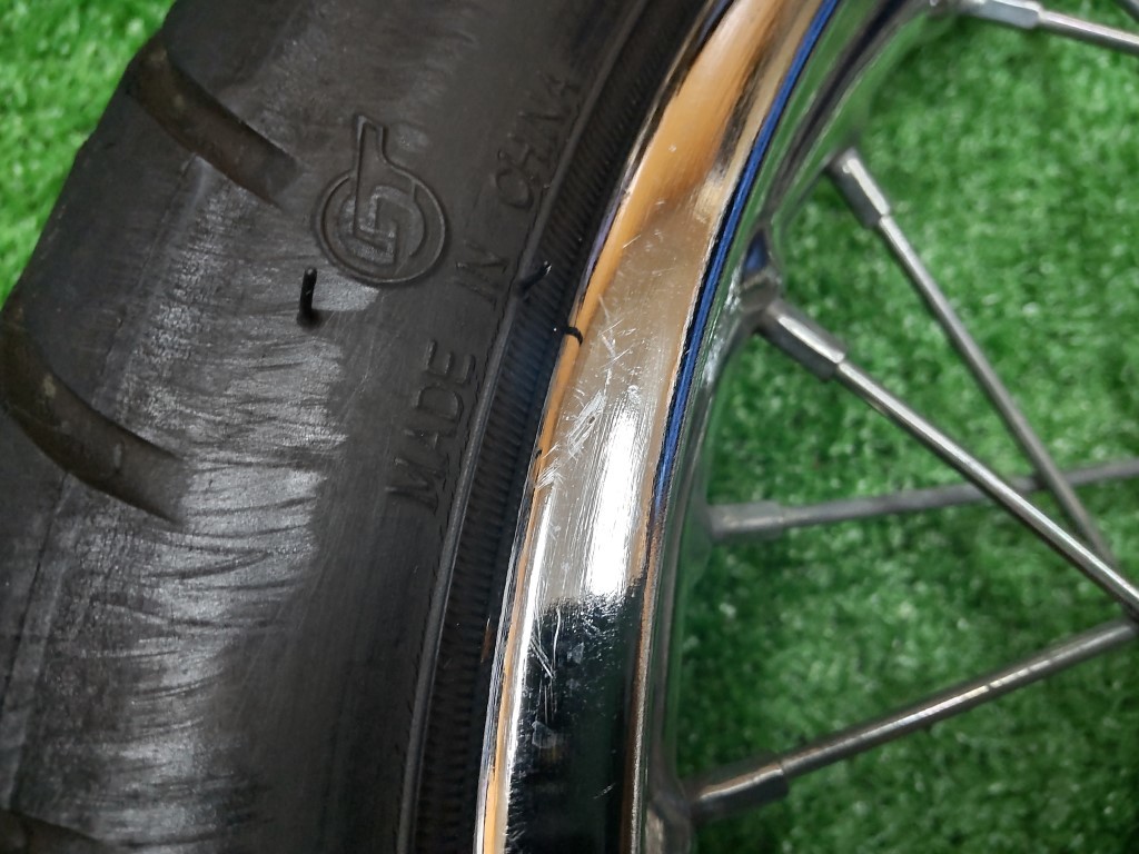 ホンダ スーパーカブ 50 プロ AA04 純正 フロント ホイール J14×1.60