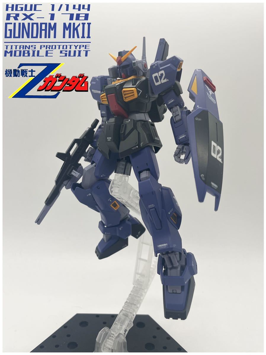 限定SALE，格安 HGUC 1/144 RX-178 ガンダムMK-II ティタンズ仕様 改修塗装完成品(完成品)｜売買されたオークション情報、yahooの商品情報をアーカイブ公開 - オークファン 完成品