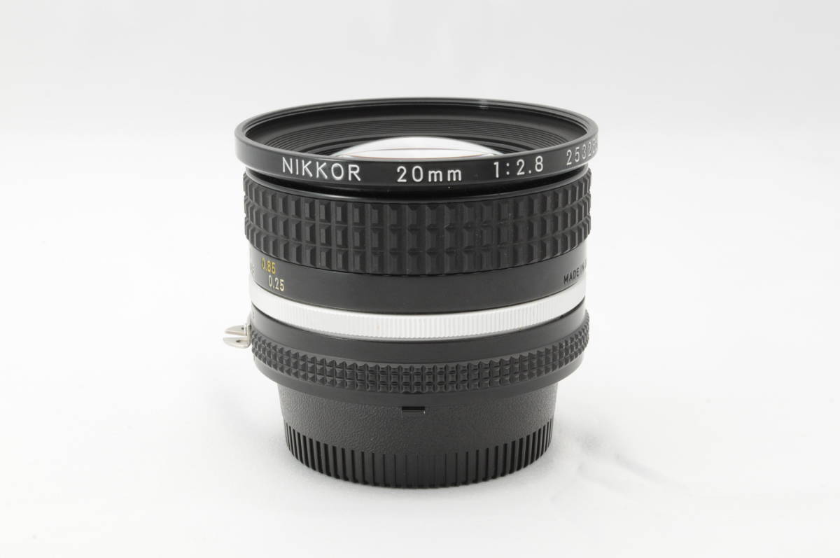 ★超美品★ Nikon ニコン Ai-s NIKKOR 20mm F2.8 ★清潔感溢れる綺麗な外観！光学系キズ無し！細かく動作確認済！★A125_8