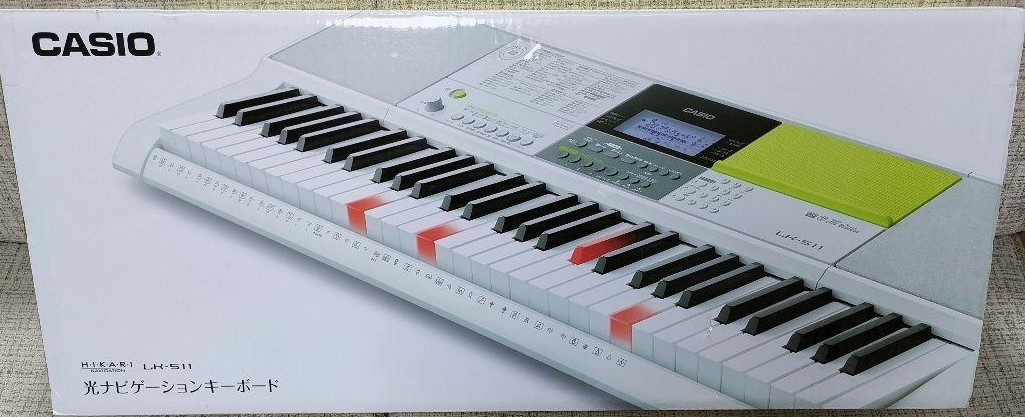 電子ピアノ カシオ LK-107 CASIO LK-107 光ナビ LUCE キーボード 61