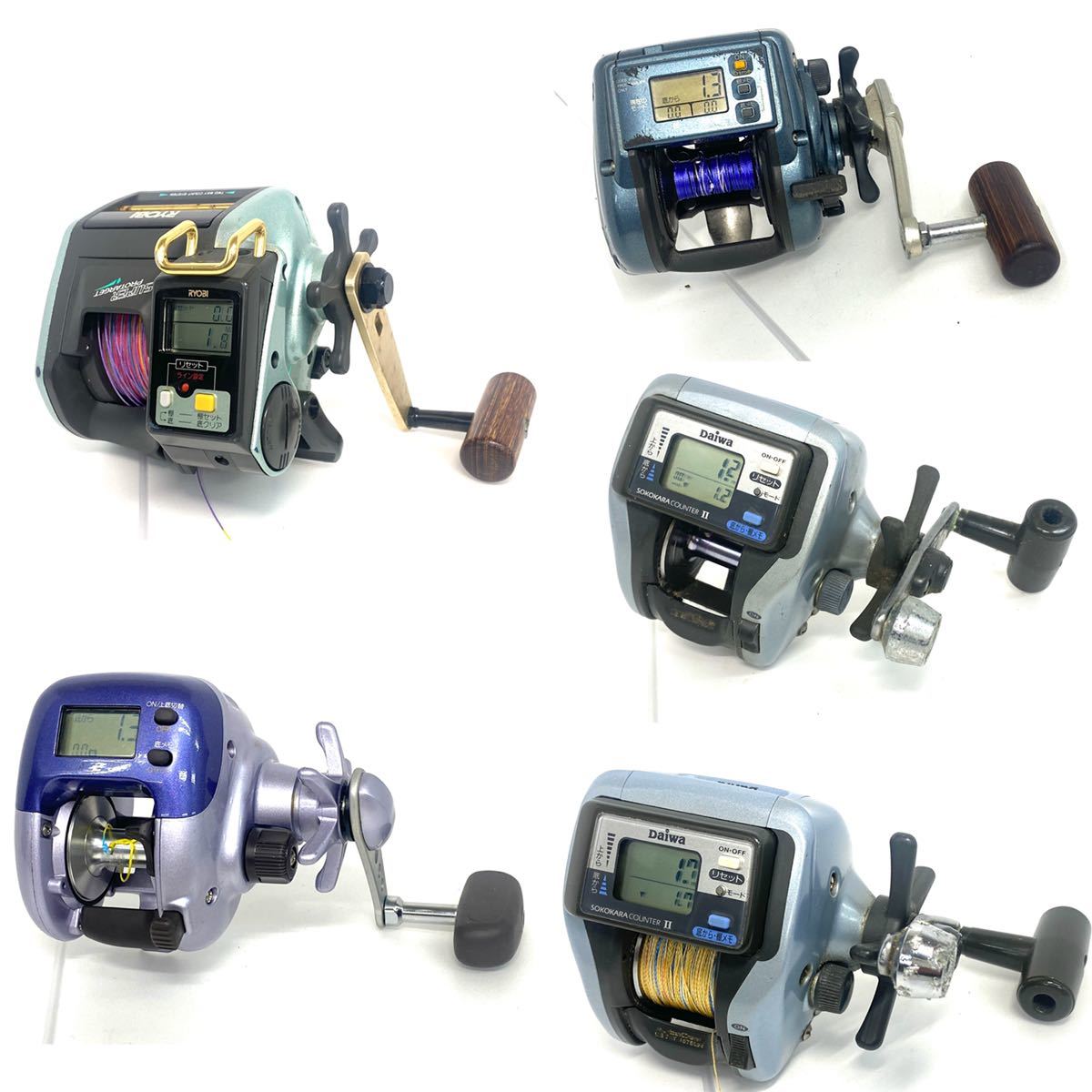 2026，安い 船用リール 5点 まとめ DIGITAL DAIWA SHIMANO RYOBI デジダル 小船 釣り 手動(ダイワ)｜売買されたオークション情報、yahooの商品情報をアーカイブ公開 - オークファン 手動