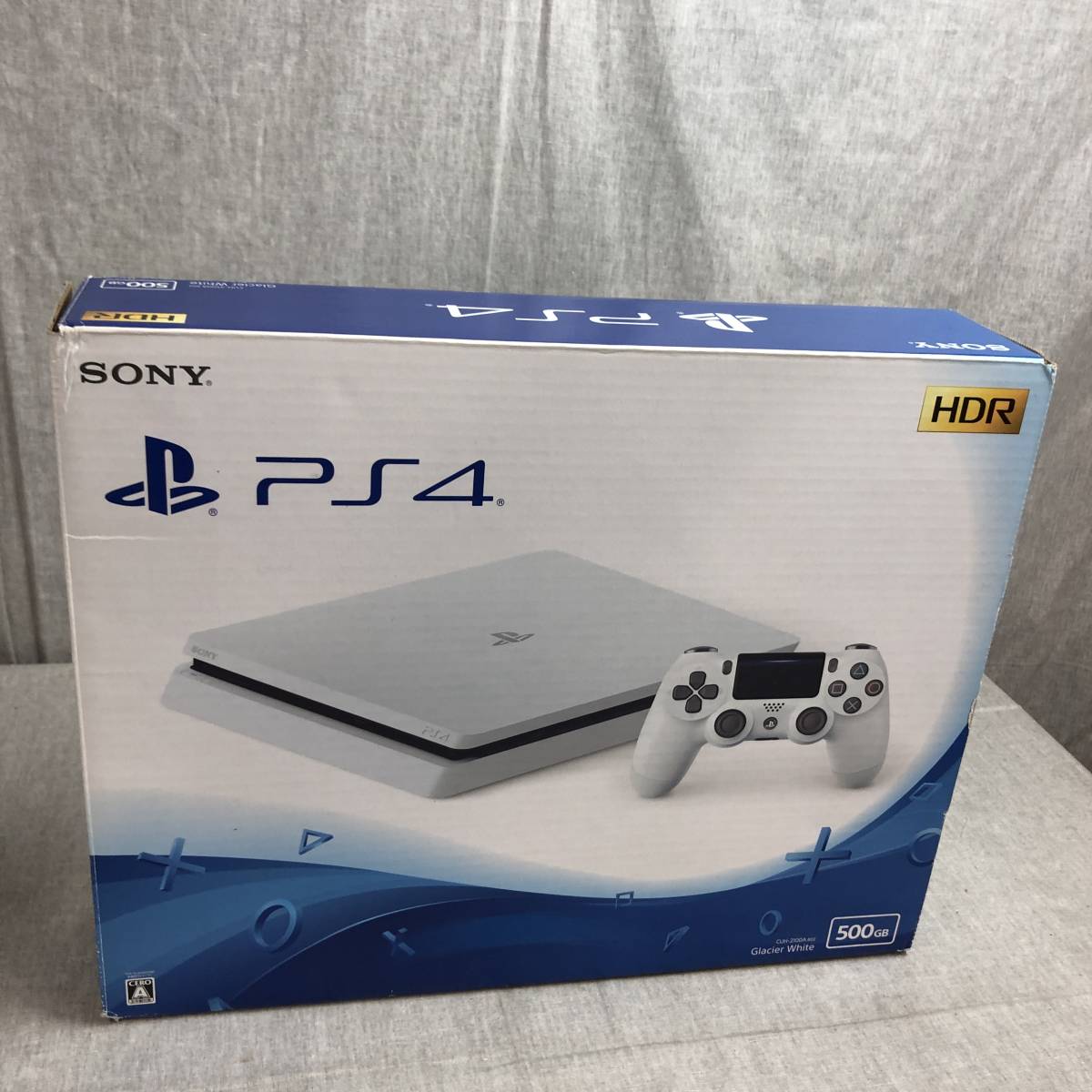 大人気，低価 PlayStation 4 グレイシャー ホワイト 500GB CUH-2100AB02(PS4本体)｜売買されたオークション情報、yahooの商品情報をアーカイブ公開 - オークファン PS4本体