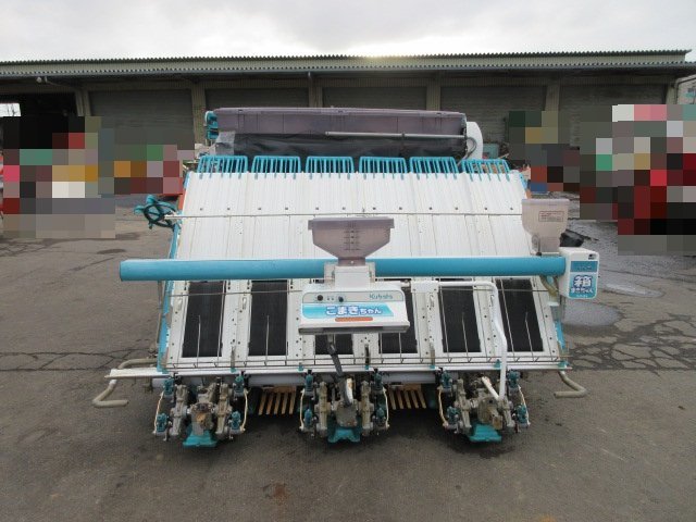 宮城 クボタ 田植機 EP67 6条植 ダブルタイヤ モンロー 施肥機 箱まきちゃん こまきちゃん ロータリー式 18馬力 300時間 中古品