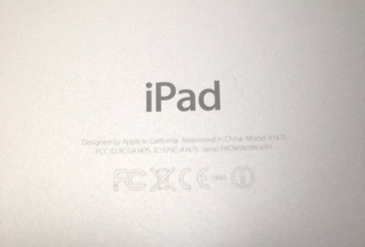 iPad Air 16G　シルバー　SIMフリー