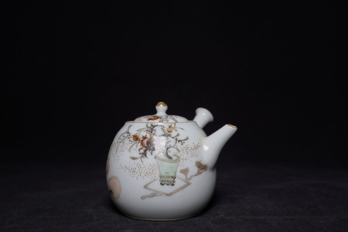 赤絵 煎茶道具 高野昭阿弥作 京焼 煎茶・中国茶 急須茶杯 [東山堂煎茶