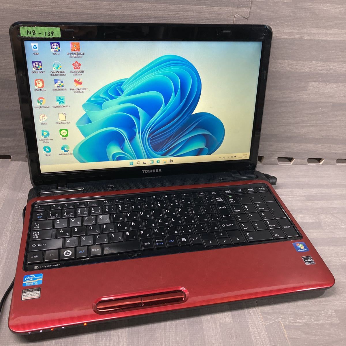 管理番号 NB-139 ノートPC TOSHIBA dynabook T451/46DR core i5 メモリ
