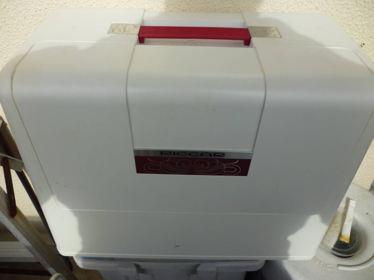 (株)RICCER　昭和レトロ　ミシンRZ-2700　未使用作動ジャンク
