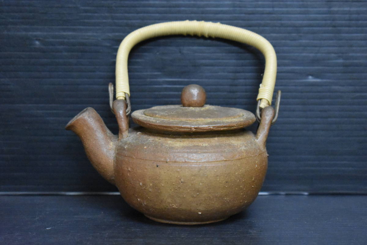 即購入可】備前焼／宝瓶／2点まとめて／急須／煎茶／茶道／古玩／骨董