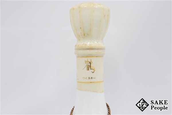 ◇注目! ニッカ 鶴 白陶器ボトル 750ml 43％ ジャパニーズ 鶴 ニッカ