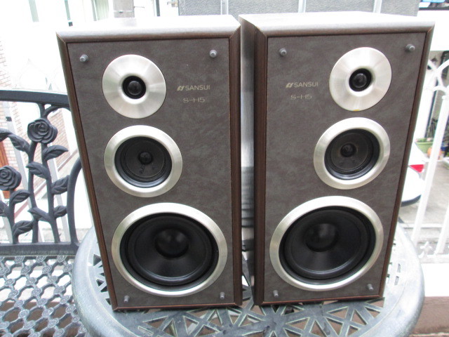 名機 SANSUI サンスイ 3Way3スピーカー 型番 S-H07