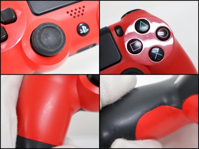 SONY】ソニー PS4 ワイヤレスコントローラー DUALSHOCK4 レッド CUH