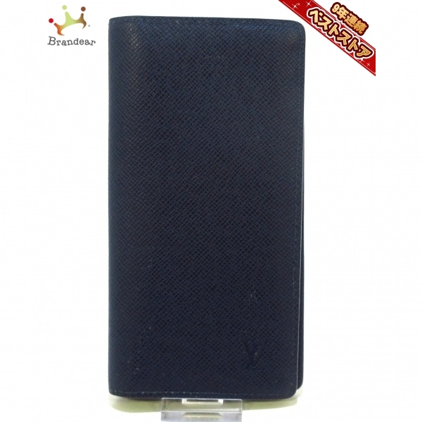 ルイヴィトン LOUIS VUITTON 長財布 M32816 ポルトフォイユ・ブラザ タイガ・レザー（LVロゴの刻印入り） オセアン MB5106 美品 財布