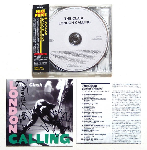 The Clash ザ・クラッシュ ／ | ☆ 直筆サイン入りパンフレット 1982