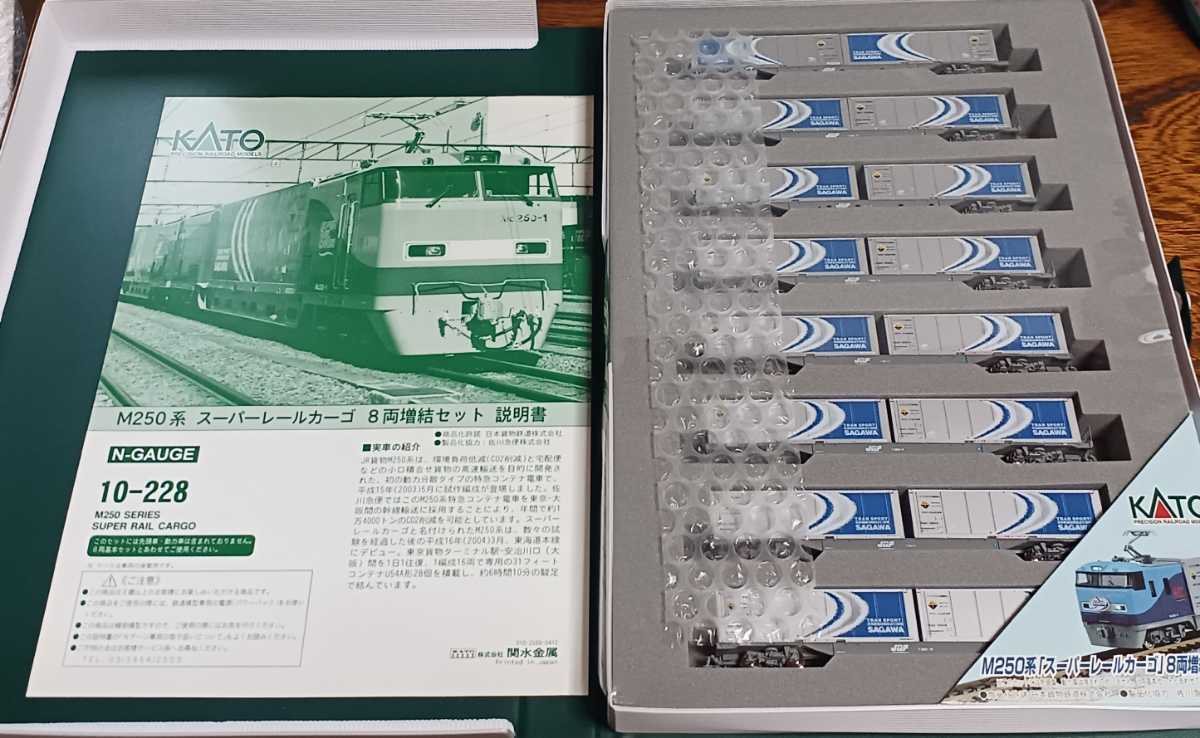KATO☆M250系 スーパーレールカーゴ 8両増結セット KATO鉄道模型