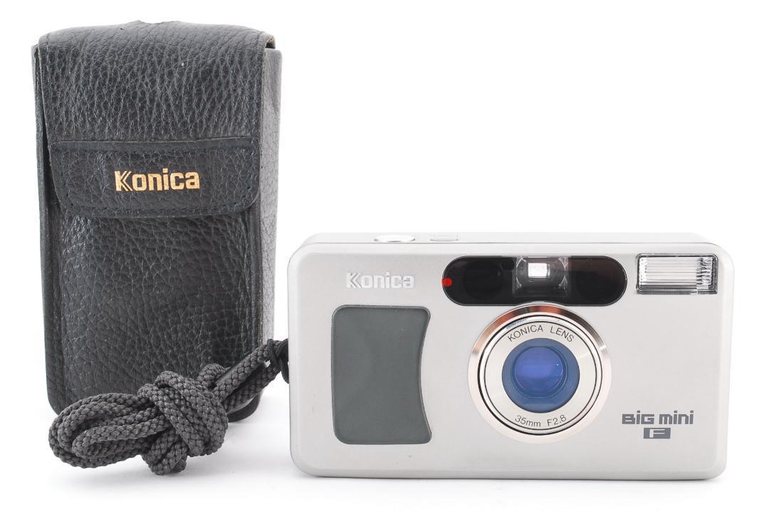 Konica Big Mini フィルムカメラ 本体とケース カメラ Konica BIG Mini フィルムカメラ ケース付き
