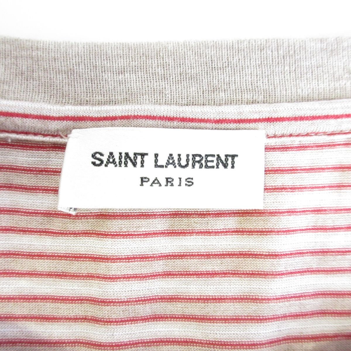 ほぼ未使用 SAINT LAURENT PARIS サンローランパリ 2018年モデル 半袖 