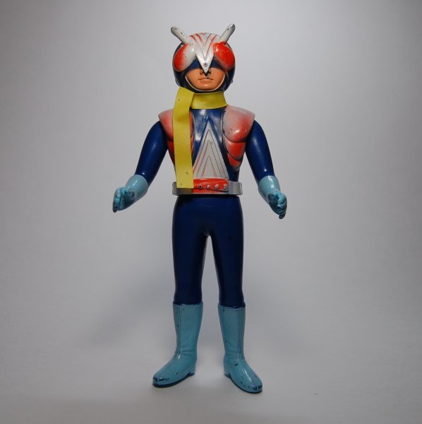 仮面ライダー V3 ライダーマン 当時物 ソフビ ポピー Yahoo