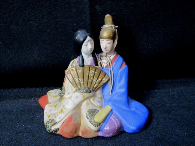 全国無料，格安】 【藏】☆時代物 春画人形 艶人形 裏絵春画 陶器製人形