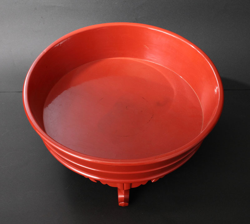 時代漆器 | Yahoo!オークション 生活骨董と 茶懐石道具 刳り貫き丸盆
