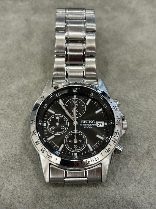 メンズ 【稼働/新品電池/メンズ】SEIKO 7T92-0DW0 クロノグラフ クォーツ