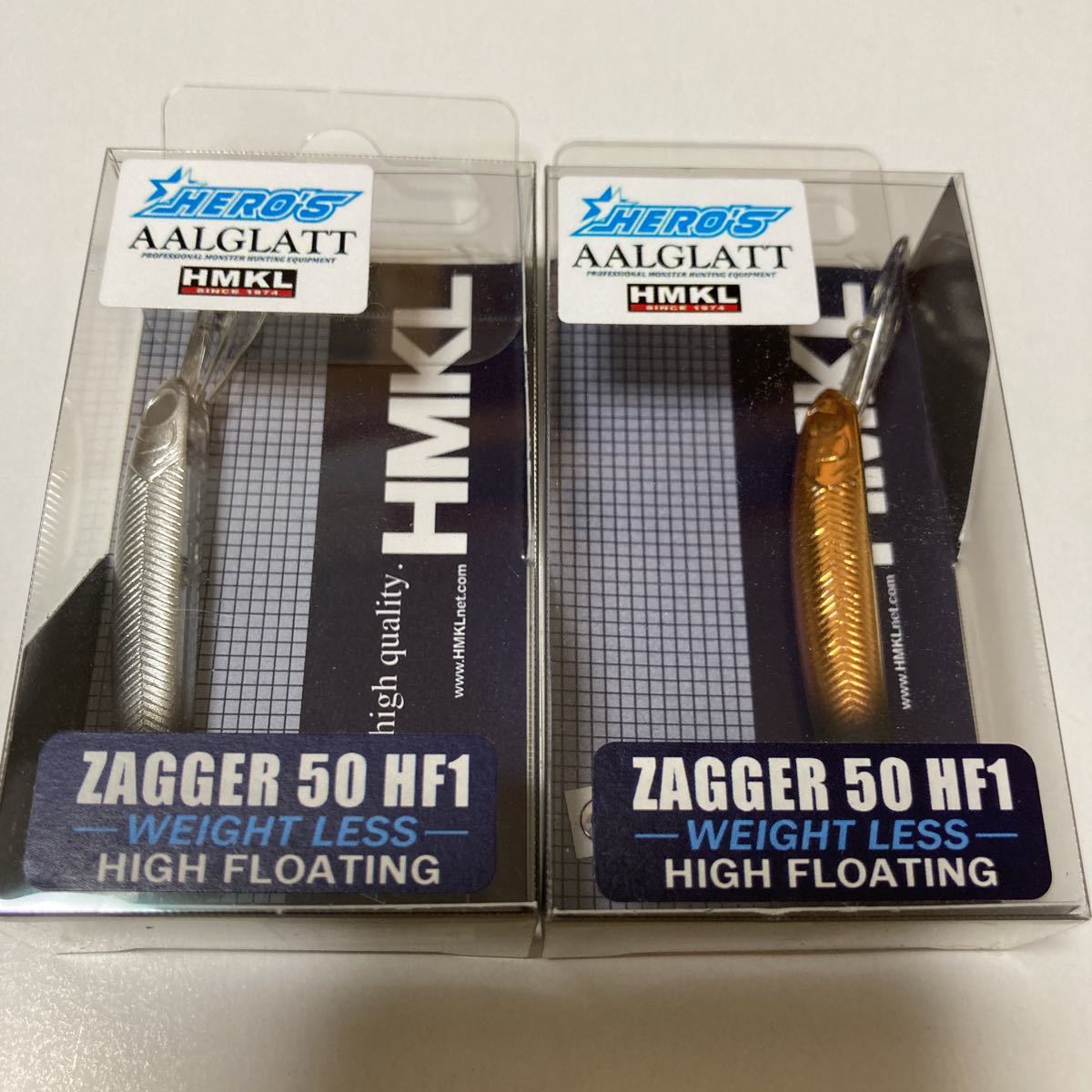 激安大特価，定番人気 HMKL ザッガー 50HF 2個 HERO&rsquo;S AALGLATT コラボカラー ZAGGER ミノー 管釣り エリアトラウト(ミノー)｜売買されたオークション情報、yahooの商品情報をアーカイブ公開 - オークファン 淡水