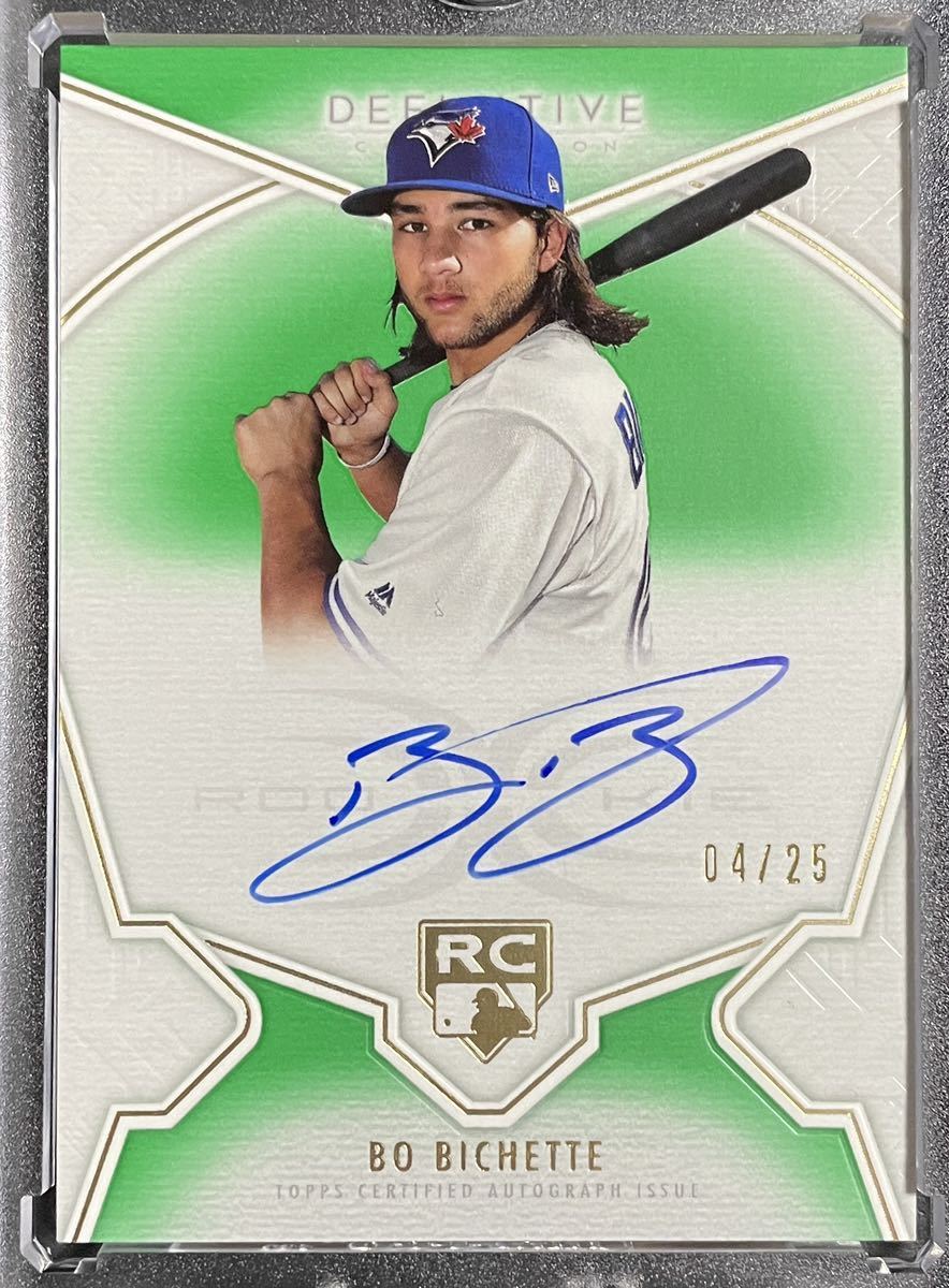 2020 topps definitive collection Bo Bichette auto 25枚限定 RC ボー 