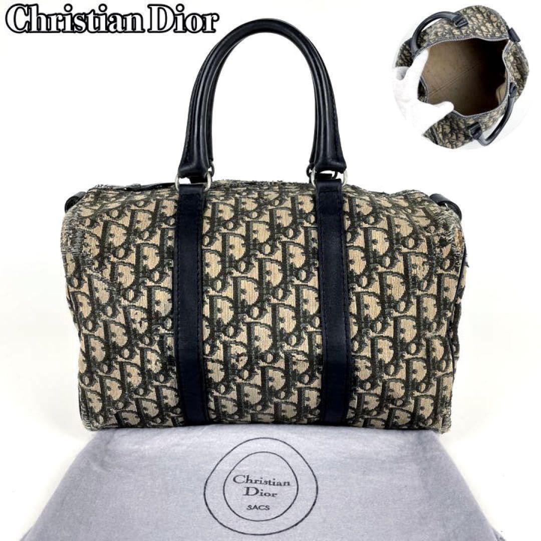 1円〜【希少】Christian Dior クリスチャンディオール トロッター 総柄