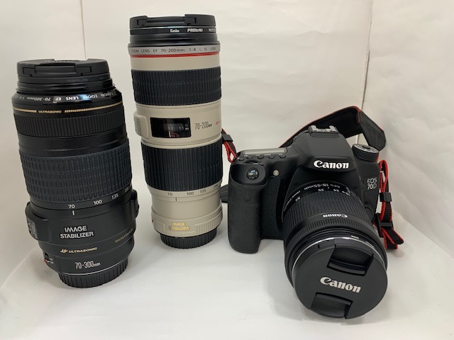 限定SALE，2025 1円スタート Canon EOS 70D 本体 / EF 70-200ｍｍ 1:4 / EF 70-300ｍｍ 1:4-5.6 現状品 15375(キヤノン)｜売買されたオークション情報、yahooの商品情報をアーカイブ公開 - オークファン キヤノン