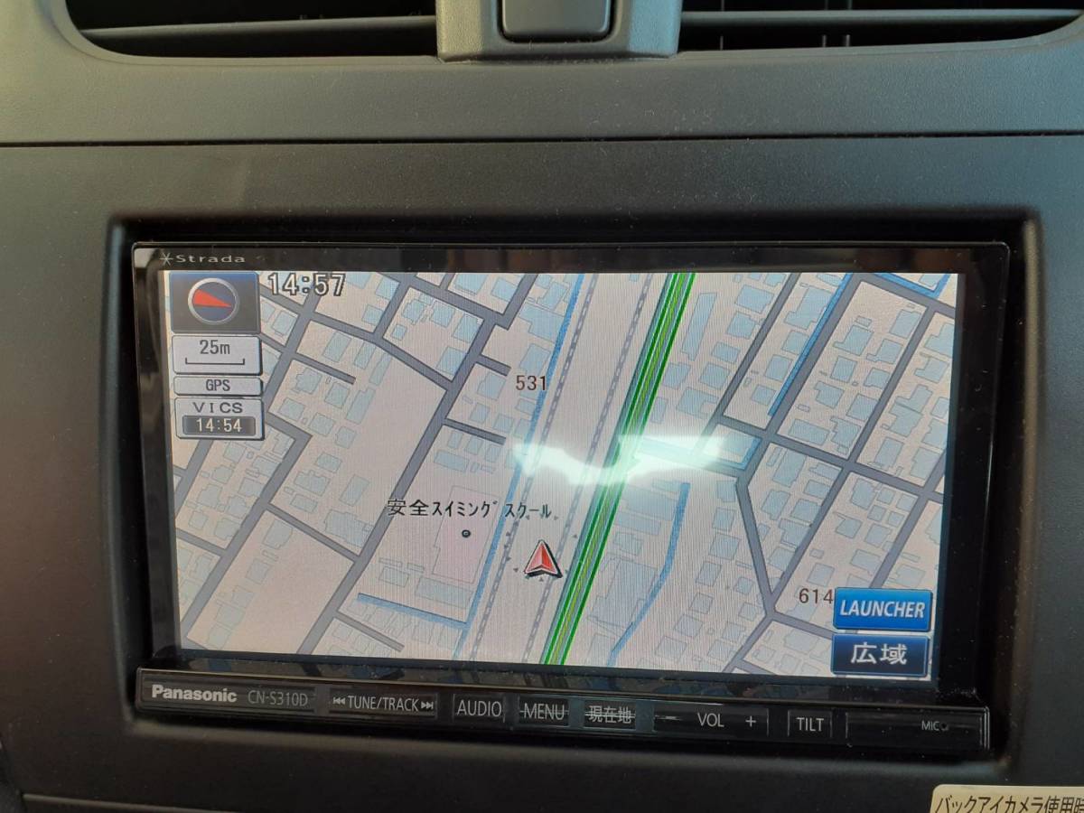 パナソニック ストラーダ メモリーナビ CN-S310D 作動確認済み 217521