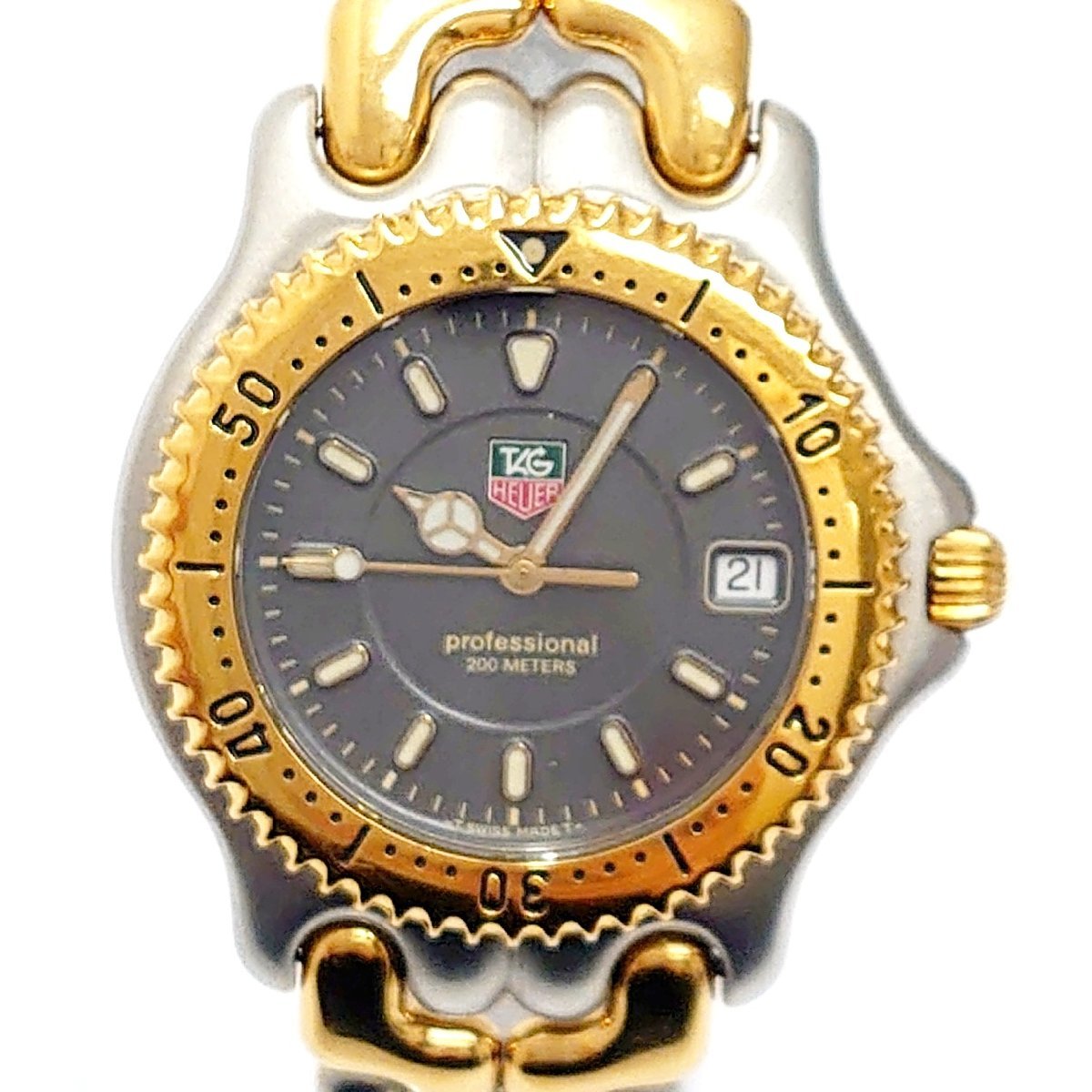 1円スタート】TAG HEUER タグホイヤー WG1120-0 セル SS×GP クォーツ