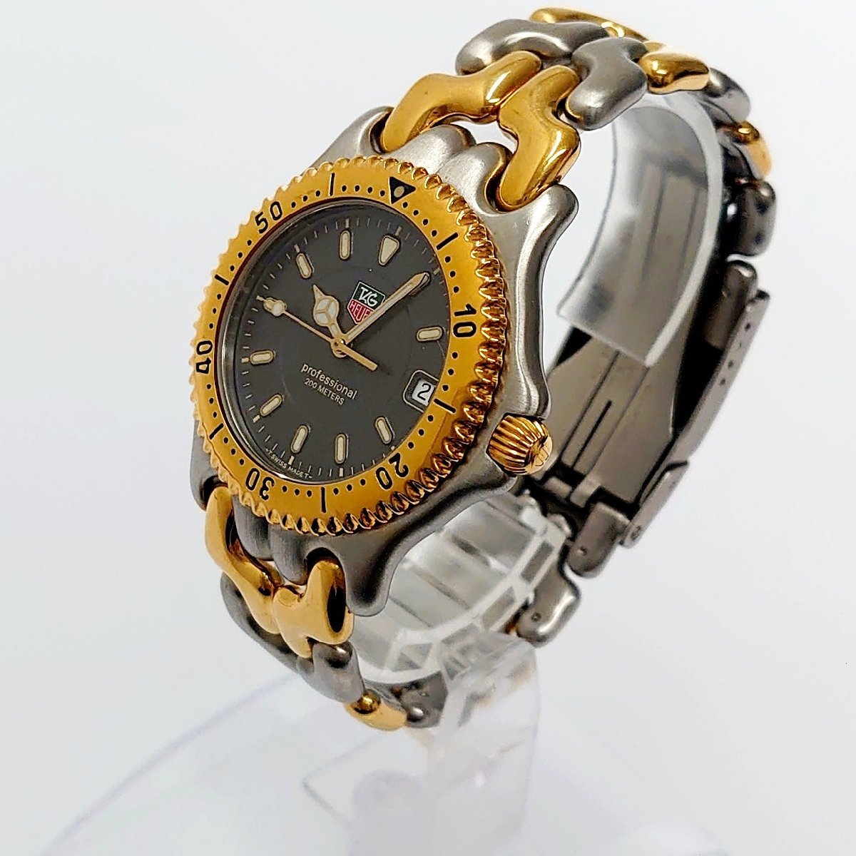 1円スタート】TAG HEUER タグホイヤー WG1120-0 セル SS×GP クォーツ