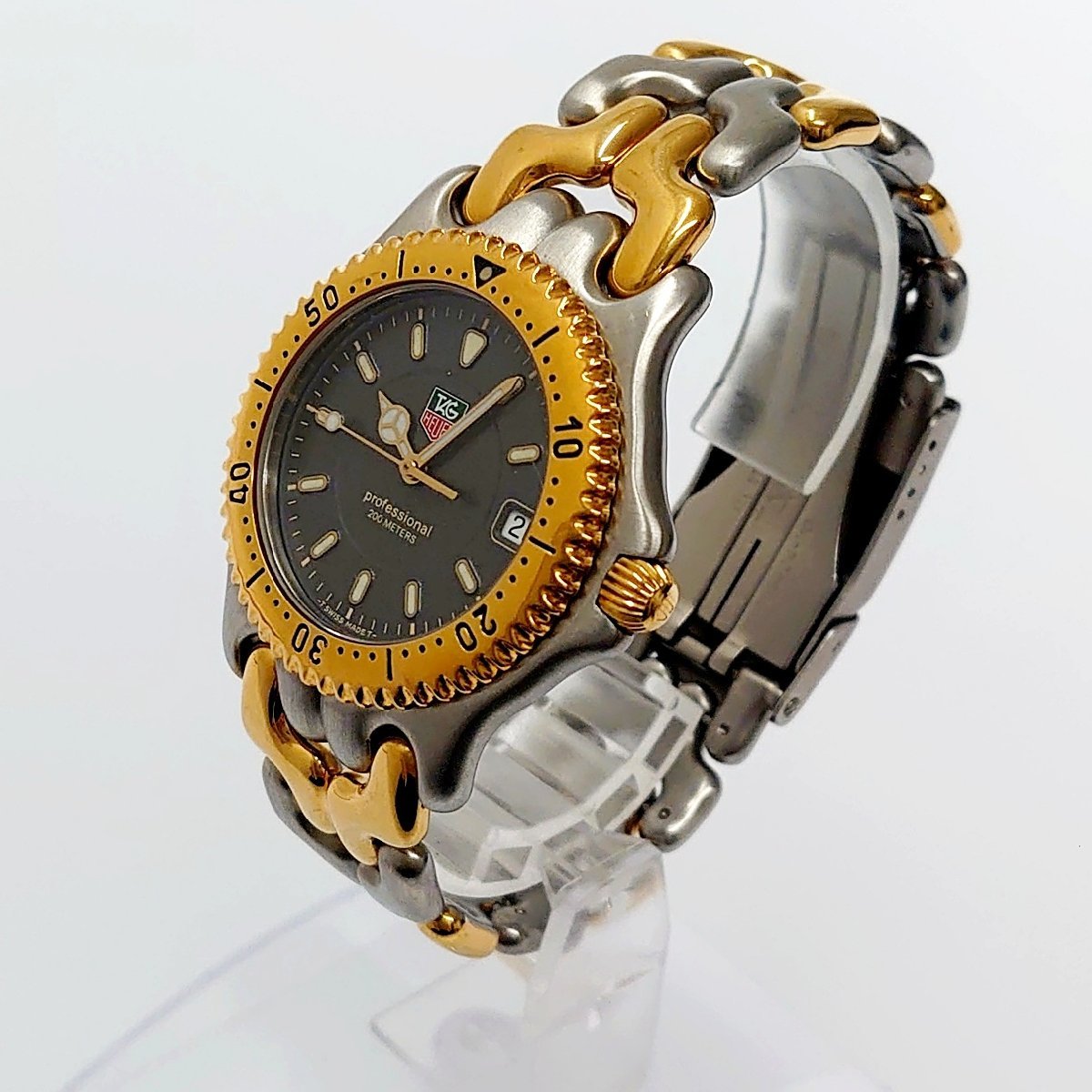 1円スタート】TAG HEUER タグホイヤー WG1120-0 セル SS×GP クォーツ