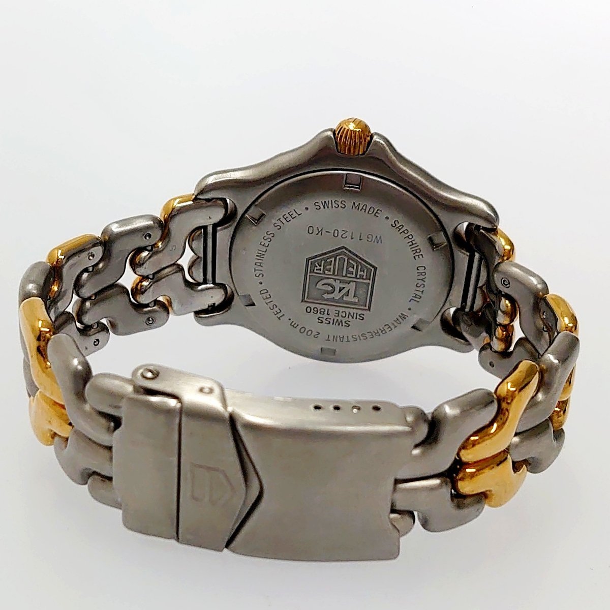 1円スタート】TAG HEUER タグホイヤー WG1120-0 セル SS×GP クォーツ