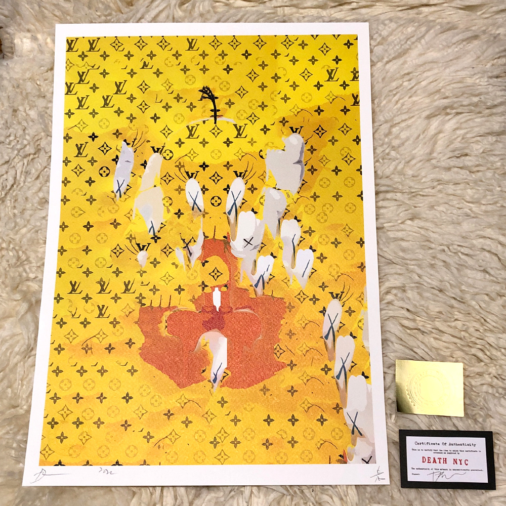 DEATH NYC 2022年 世界限定100枚 ポップアート 現代アート 現代アート
