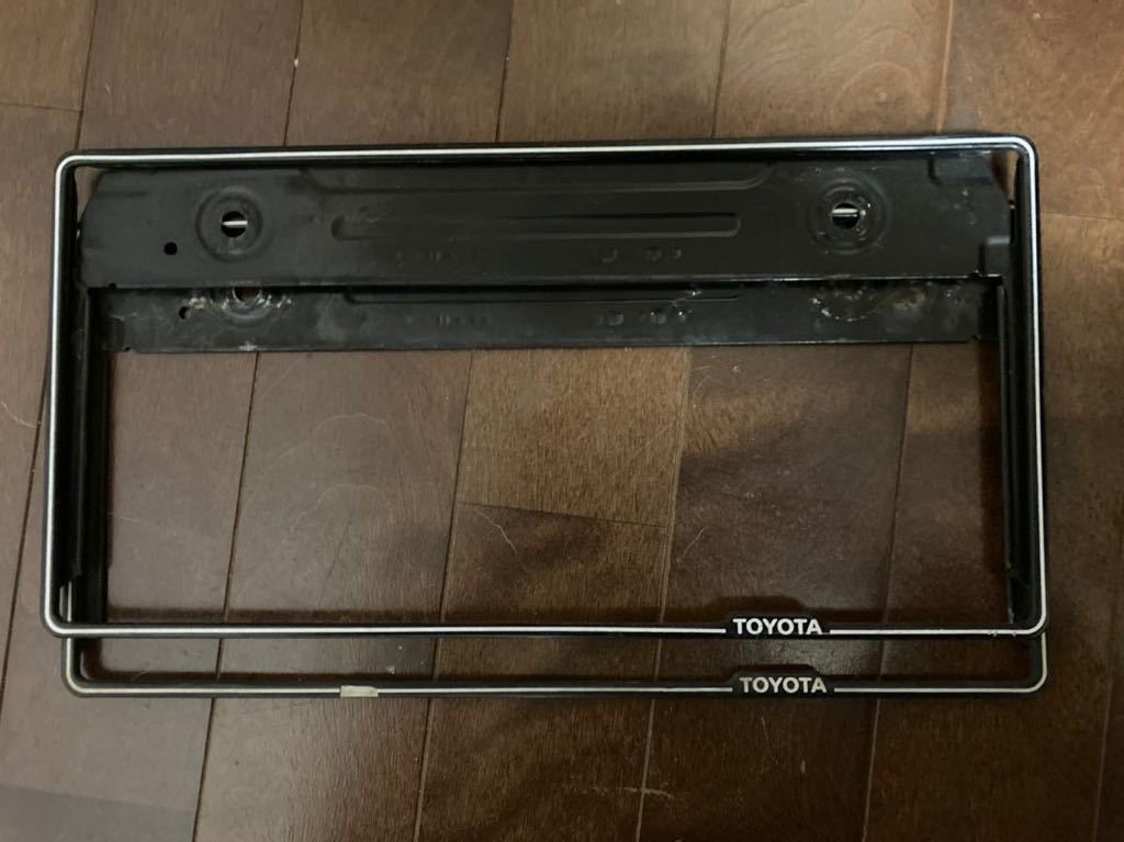 TOYOTA ナンバーフレーム GX61 GX71 ブタ目 旧車 当時物 マークⅡ