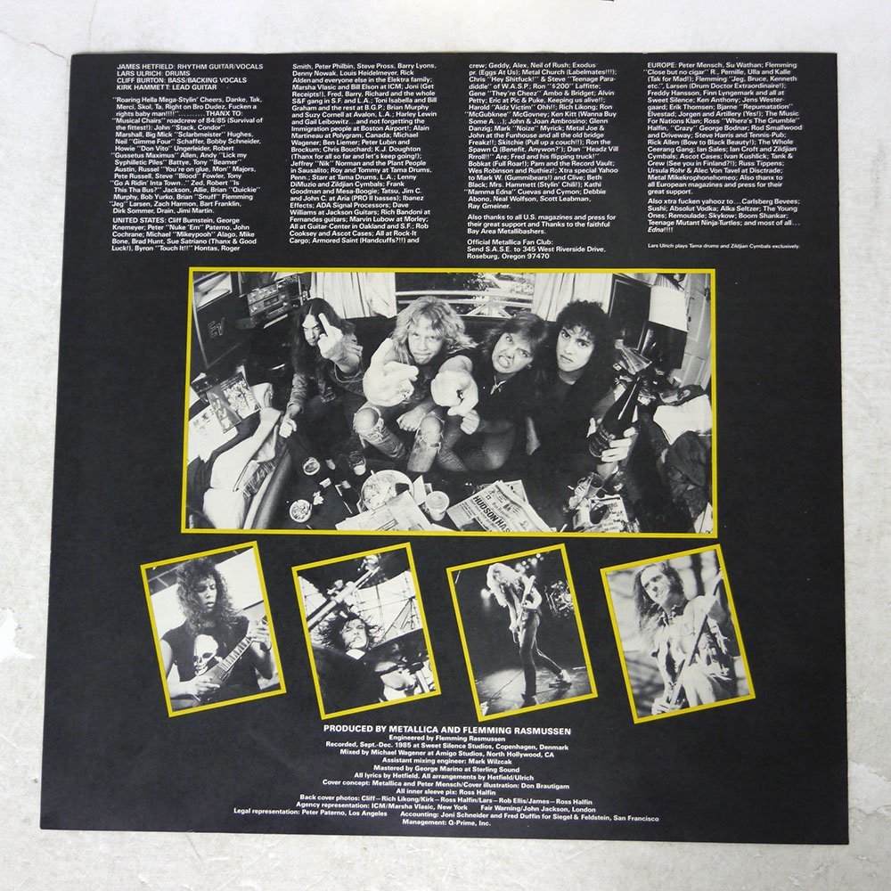 LP 帯⁄メタリカ「メタル・マスター」 メタリカ LP 国内盤